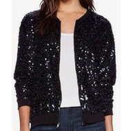 BAJS Women's Classic Sequin Bomber Jacket - Elegant & Simple All Sizes Bomber Jacket Woman