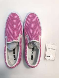 100% new Kim Jones x Gu pink sneakers 布鞋