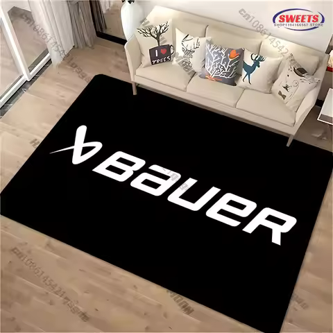 1PC Ice Hockey Sports Theme B-Bauer Printed Carpet Living Room Bedroom Entrance Door Mat Sofa Rugs G