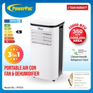 iFan 3IN1 Portable Aircon 10000 BTU / Portable Air Conditioner / Fan / Dehumidifier Cools up to 350 sq. ft. (IF9010)