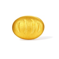 ZHOU LIU FU 周六福 24K Solid Gold Jewelry Gifts 999 Real Gold Bean Star Heart Love Yuanbao Charm Ingot