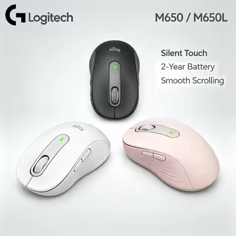Logitech M650 M650L Wireless Bluetooth Silent Mouse Office Laptop Sensor Technology Advanced For PC 