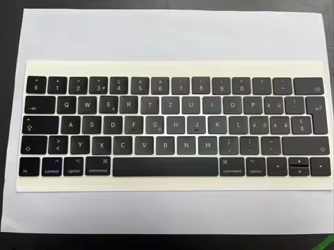 New original A1706 A1707 Keyboard Keycap Swiss For MacBook Pro 13.3" A1706 15.4" A1707 Full Key Cap 