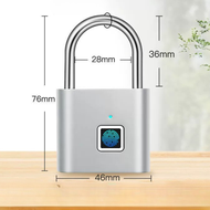 <MR RD STOCK> Smart 6-Digit Anti-Theft Digital Button Padlock Combination Lock Travel Safe Replaceab