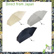 【Direct from Japan】Because Folding Umbrella 53cm UV Cut Approx. 99.9% Light Blocking Rate 99.9% 200g