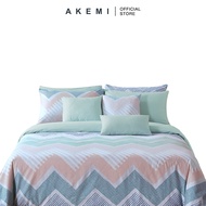 AKEMI 850TC Cotton Twill Adore Byron (Bedsheet | Fitted Sheet Set | Quilt Cover Set)