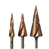 M35 Cobalt-Containing Spiral Groove Hole-Opening Drill Bit Cobalt-Containing Pagoda Drill Bit Reamin