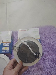 Âm trần 3 màu rạng đông d110-9w-12w viền bạc vàng