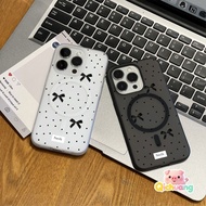 Spring Summer Polka Dot & Bow Ice Mist Case For Huawei Nova 15 14 Pro Ultra 5G 4G Magnetic Wireless 