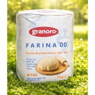 Granoro Farina "00" for Pizza, Focaccia, Strudel, Brioches, Biscuits, Cakes, Apple Pies, Bechamel Sa