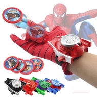 NEW hot 24cm Spiderman Launcher Glove Batman Hulk Captain America iron Man Cosplay action figure toy