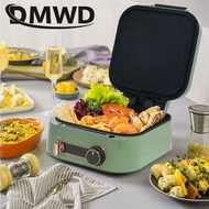 【New and Improved】 Dmwd Multifunction Electric Hot Pot Cooking Skillet Barbecue Machine Crepe Maker