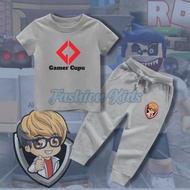Mikocil Gamer Cupu Kids T-Shirt & Jogger Set