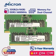 MICRON 16gb 32gb 64gb 5600mhz ddr5 Dual channel memory ram laptop sodimm pc5 44800s