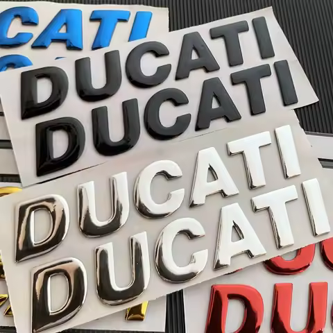 Gel 3d Ducati Logo Stickers Motorcycle Tank Decals for Monster 620 696 937 821 Multistrada1200s V2 9