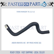 1PC BY PASS HOSE (6) (S) RUBBER - AB39-8W435-AE FORD RANGER T6 2.2CC 3.2CC