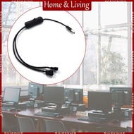 AOTO 40cm 15 75in USB to 3-Pin 4-Pin PWM 5V USB Sleeved Fan Power Adapter Cable with ON  Toggle Blac