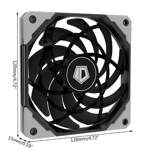 2025 New 12015XT 120mm PWM PC Case Fan Ultra Slim Quiet Computer CPU Water Cooler Fan