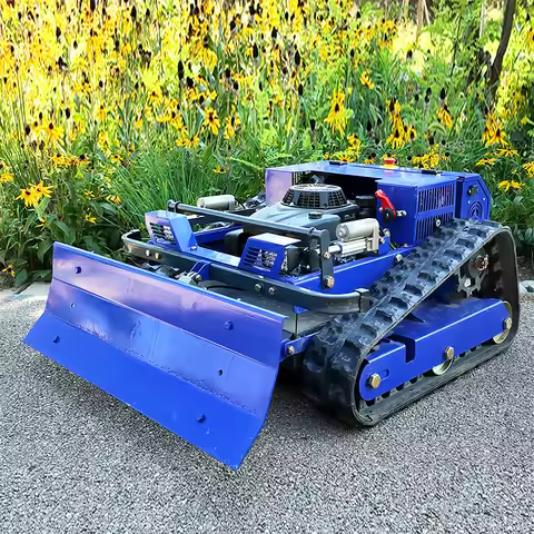 Customized Mini Remote Control Lawn Mowing Robot Features Cordless Mower Reel Mower