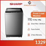 Sharp Washing Machine with 7-Wash Programs Top Load Washer (ESX Series ESX1221 / ESX1521 / ESX2021) - 12.5KG-20.0KG