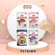 Royal Canin Wet Food Pouch 85g - (Royal Canin Beauty Pouch, Royal Canin Instinctive Pouch, Royal Can