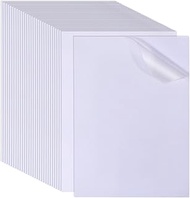 GLOBLELAND 30 Sheets A4 Printable Self-Adhesive Parchment Paper Translucent Self-Adhesive Tracing Pa