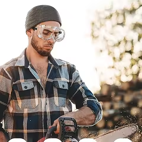 Safety Goggles Goggles Fit Over Eyeglasses Anti-Fog Safety Glasses Clear Lab Goggles Chemistry Prote