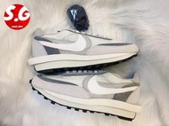 S.G NIKE LD WAFFLE x SACAI 解構 雙勾 白灰 灰色 限量 慢跑鞋 BV0073-100