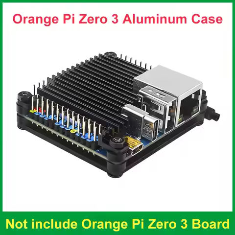 Orange Pi Zero 3 Aluminum Case Passive Cooling Metal Shell Enclosure With Sillicone Heat Sink for OP