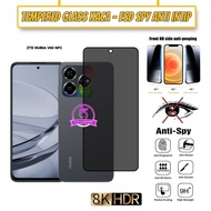 Tempered glass Full layer Anti Static Spy ESD Anti Peep Anti Scratch Zte Nubia focus 2 Zte Nubia A36