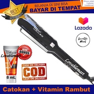 CATOKAN + VITAMIN RAMBUT RUSAK KUSUT Catok Amara 1333 + Makarizo Hair Recovery Vitamax 8ml Bisa COD 