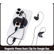 Fosi Audio Mobile Phone Magnetic Back Clip DAC Holder For DS3/DS2 Dongle DAC/Wired IEM Earphones
