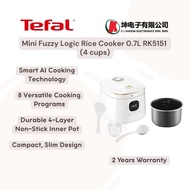 TEFAL Mini Fuzzy Logic Rice Cooker 0.7L RK5151 (4 cups)