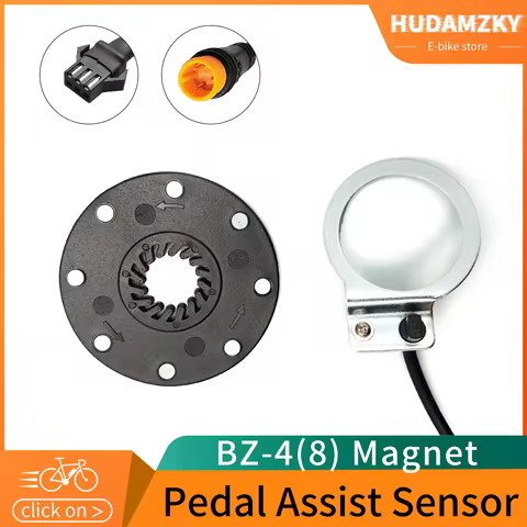 KT Ebike Pedal Assistant Sensor BZ-4 8 Magnet Ebike PAS Waterproof Plug For Electric Bicycle Convers