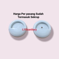 TARIKAN PINTU PVC PLASTIK BULAT KAMAR MANDI /TARIKAN PINTU KAMAR MANDI