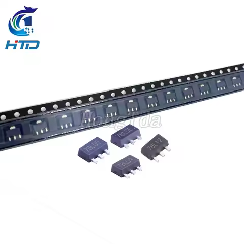 10/50PCS SOT-89 78L05 78L06 78L09 78L12 78L15 79L05 SMD 7805 7806 7809 7812 7815 7915 Voltage regula
