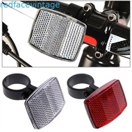 REDFACEVINTAGE Bike Reflector Red / White Bike Part Bike Taillight Reflective Light Mountain Bike Sa