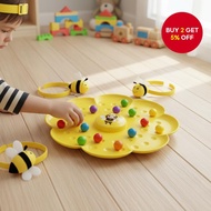 Bee Pearl Adventure Board Game Set Cute Little Bee Table Game for Parties Interactive Multiplayer