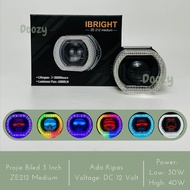 IBRIGHT ZE212 MEDIUM Projector Biled 3 Inch Acrylic 2 Colors