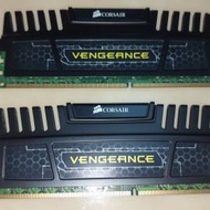 Corsair Vengeance® — 4GB DDR3 1600Mhz Memory x 2Pcs (CMZ4GX3M1A1600C9)