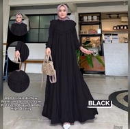 (Model Elegan !!) Gamis Ungu Terong Polos Jumbo / Gamis Warna Ungu Terong Tua / Gamis Terbaru Warna 
