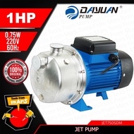 DAYUAN 1HP Italy Self Priming Water Booster Jet Pump Stainless Steel Body JET750SDM -TFM