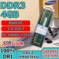 ram pc 4gb - ddr3 - 2rx8 pc3 - 10600u merk samsung - 10600 samsung