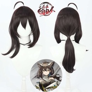 [Qingge] Tomorrow's Ark 4th Anniversary Quenching Feather Hermo cos Wig Silence Brown Long Hair