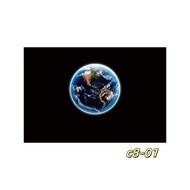 Fish Tank Background Sticker Painting Wallpaper 3d Three-Dimensional High-Definition Picture Landsca