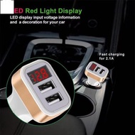 Car Charger Fast Charge Car Mobile Phone Car Charger One For Two Three USB 2.4A 5V iPhone Android TO