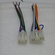 Kabel soket tape mobil toyota socket headunit avanza xenia innova calya sigra fortuner agya ayla