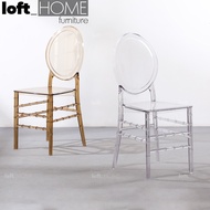 Loft Home Contemporary Plastic Ghost Dining Chair LIA