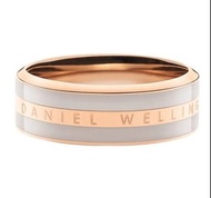 Daniel Wellington 戒指 Emalie 經典雙色戒指-玫瑰金x沙漠灰