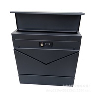 German Spray Letter Box Mailbox Letter Box Plastic European Black Galvanized Plate Combination Lock 